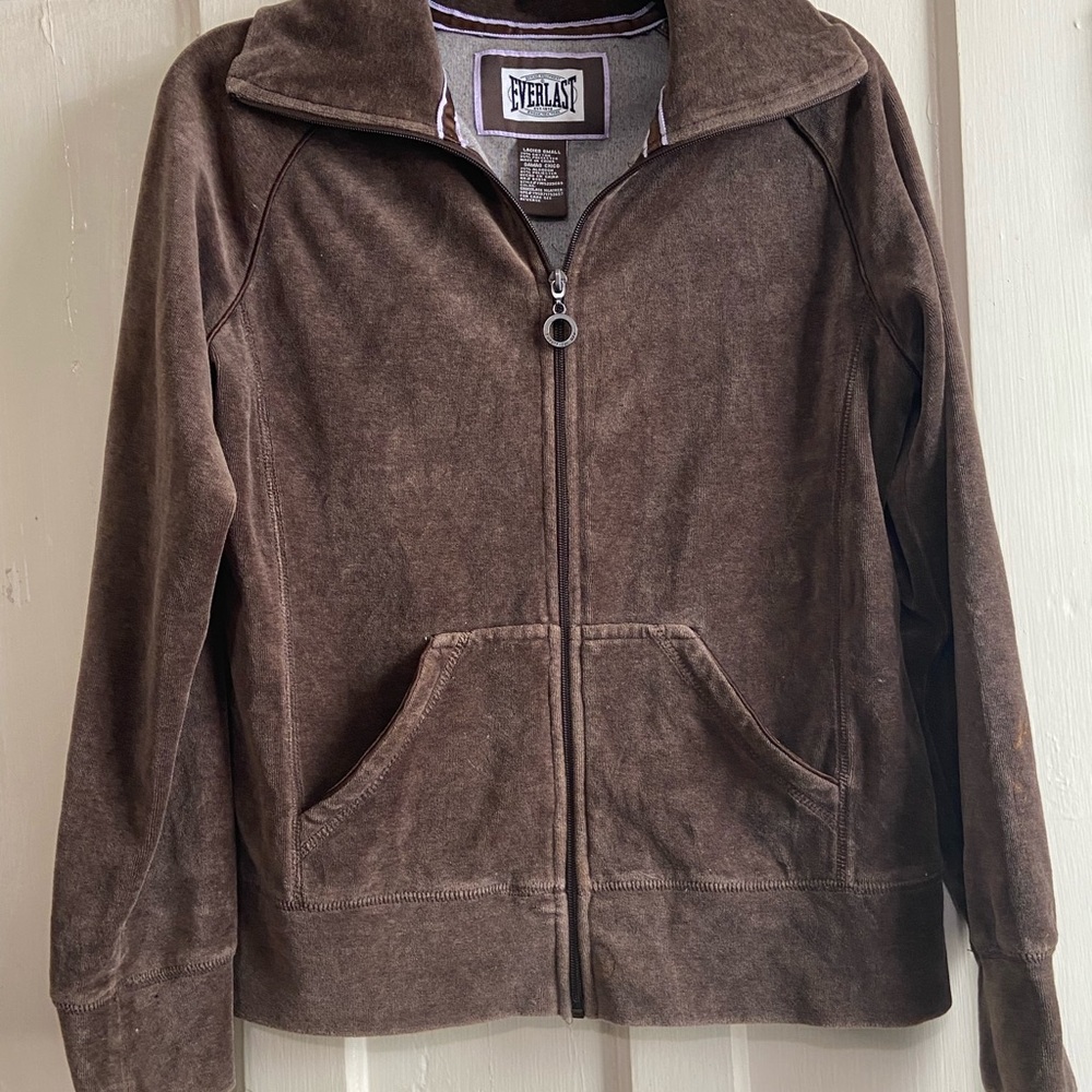 Everlast Women’s Velvet Zip Up Sweatshirts Size Small - Picture 9 of 9